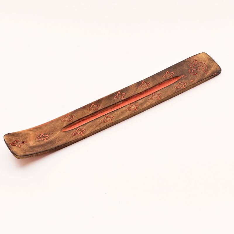 Porta incienso Natural Wood Naranja