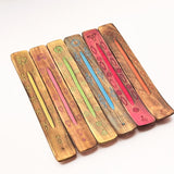 Porta incienso Natural Wood Amarillo