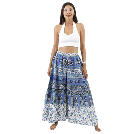 Pantalon Palazzo Aditi Azul