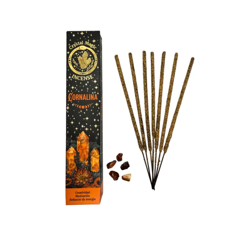 Incienso con Piedras de Cornalina