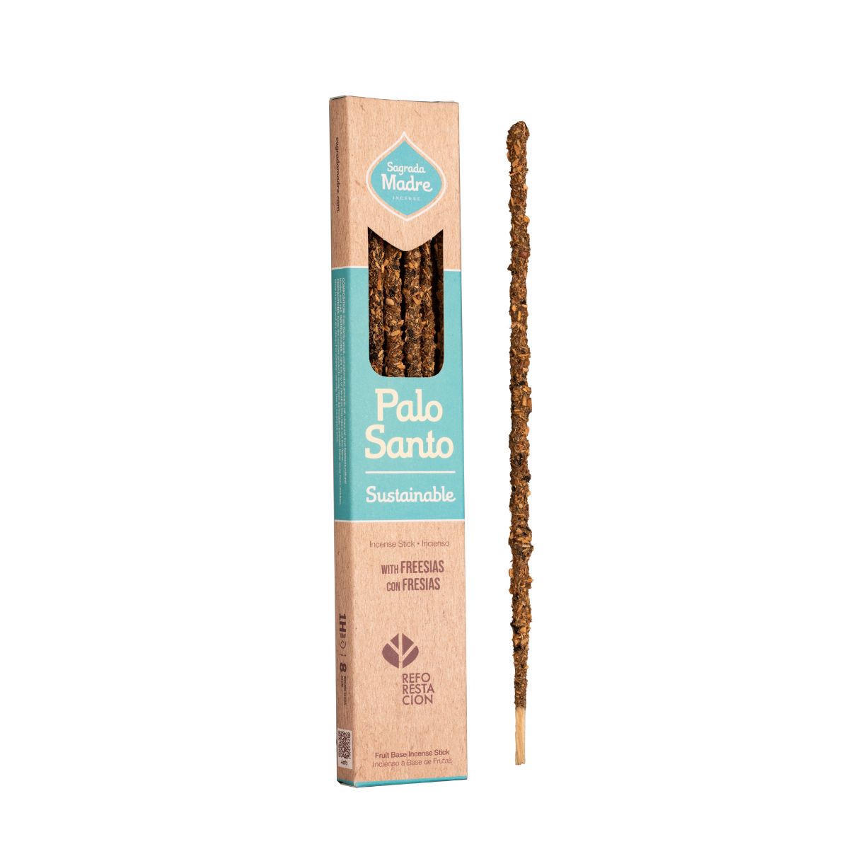 Sahumerio Palo Santo con Fresias