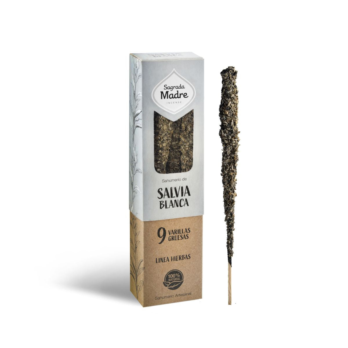 Sahumerio Hierbas Salvia Blanca