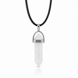 Collar de Punta Cuarzo de Cristal