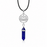 Colgante Lotus de Punta Lapis Lázuli
