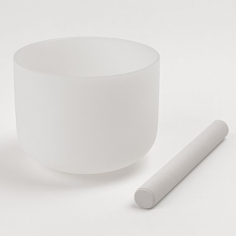 Cuenco Tibetano Cuarzo 8 Pulgadas Nota MI