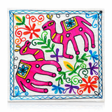 Funda de Cojín Camello Dúo Rosado