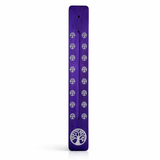 Tabla Porta Incienso Madera Árbol de la Vida Morado