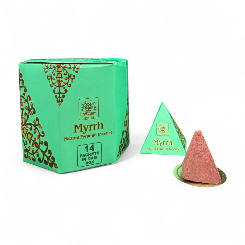 Incienso en Pirámide Mirra