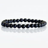 Pulsera Lluvia de Estrellas Azul 6mm