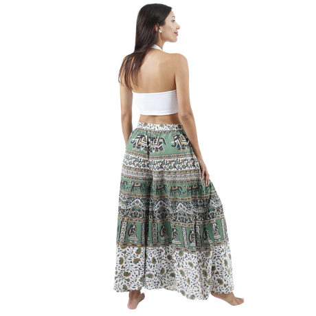 Pantalon Palazzo Aditi Verde