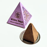 Incienso en Pirámide Salvia Blanca