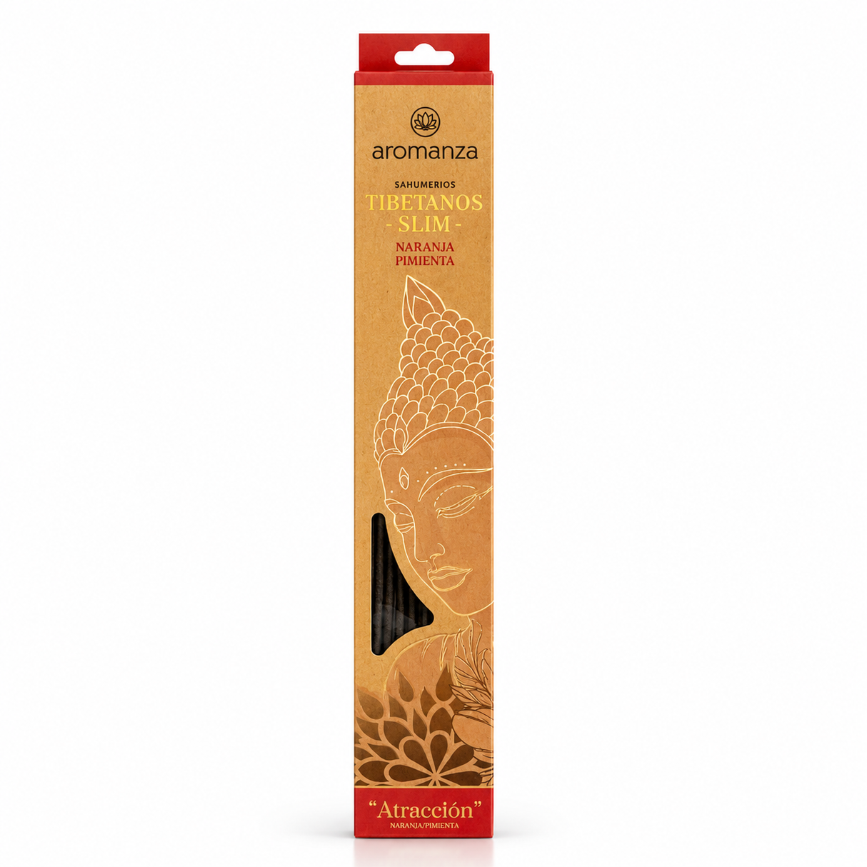 Sahumerio Slim Tibetano Naranja Pimienta