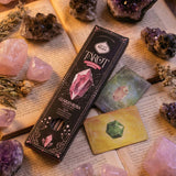 Sahumerio Tarot Gemas Cuarzo Rosado Rosa Silvestre