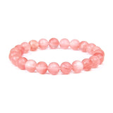 Pulsera Cuarzo Cherry 8mm