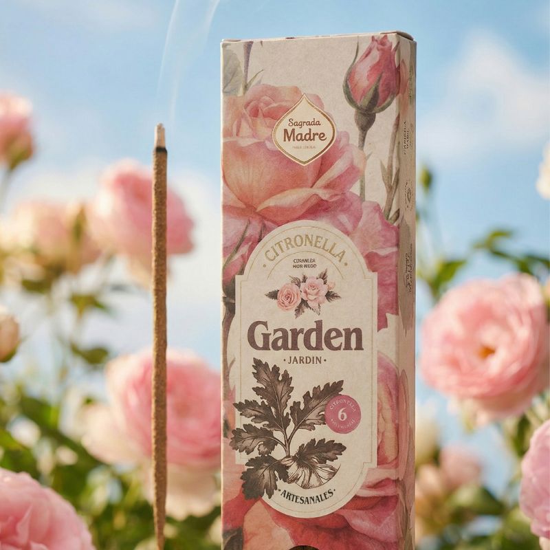 Sahumerio Garden Citronella Rosas