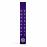 Tabla Porta Incienso Madera Flor de la Vida Morado