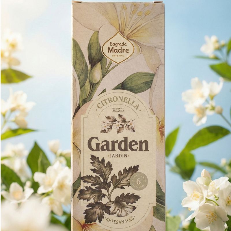 Sahumerio Garden Citronella Jazmín
