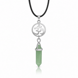 Colgante OM de Punta Aventurina Verde