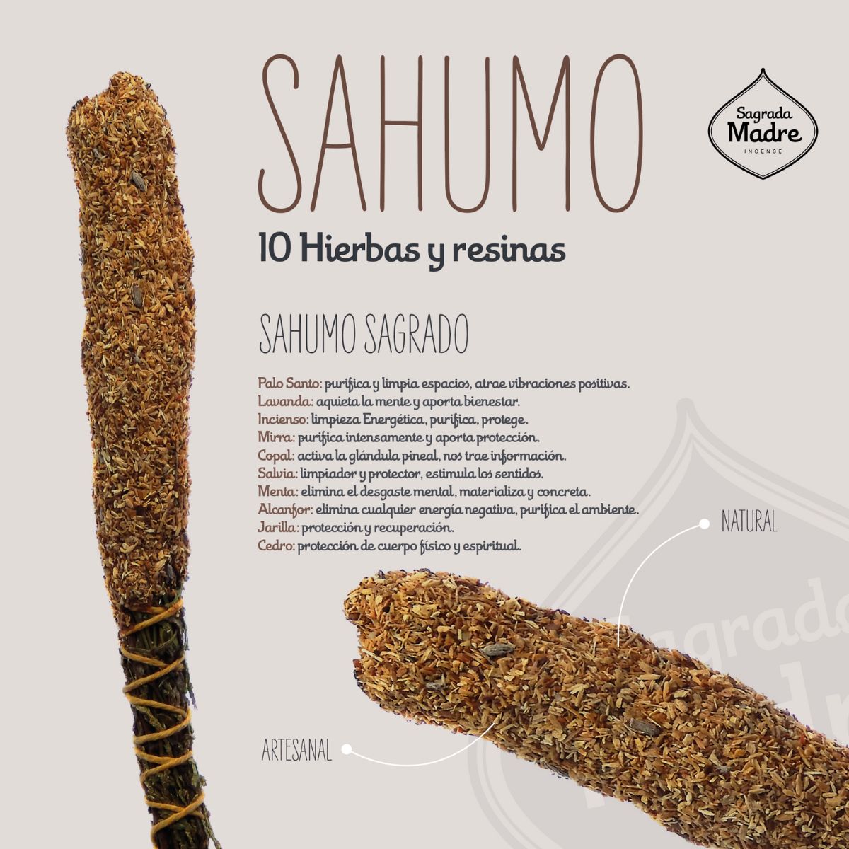 Sahúmo Sagrado 10 Hierbas