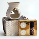 Kit Difusor de Cerámica Ayurveda Lavanda y Lemongrass