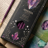 Sahumerio Tarot Gemas Amatista Violeta Lavanda