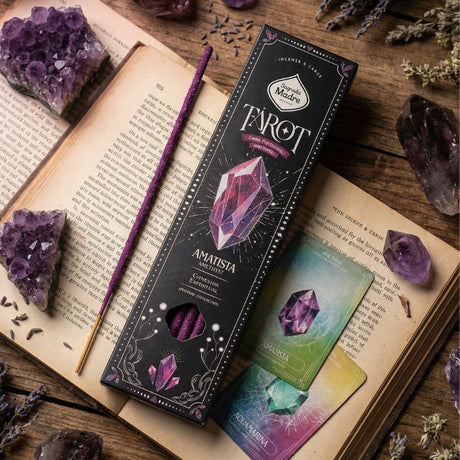 Sahumerio Tarot Gemas Amatista Violeta Lavanda