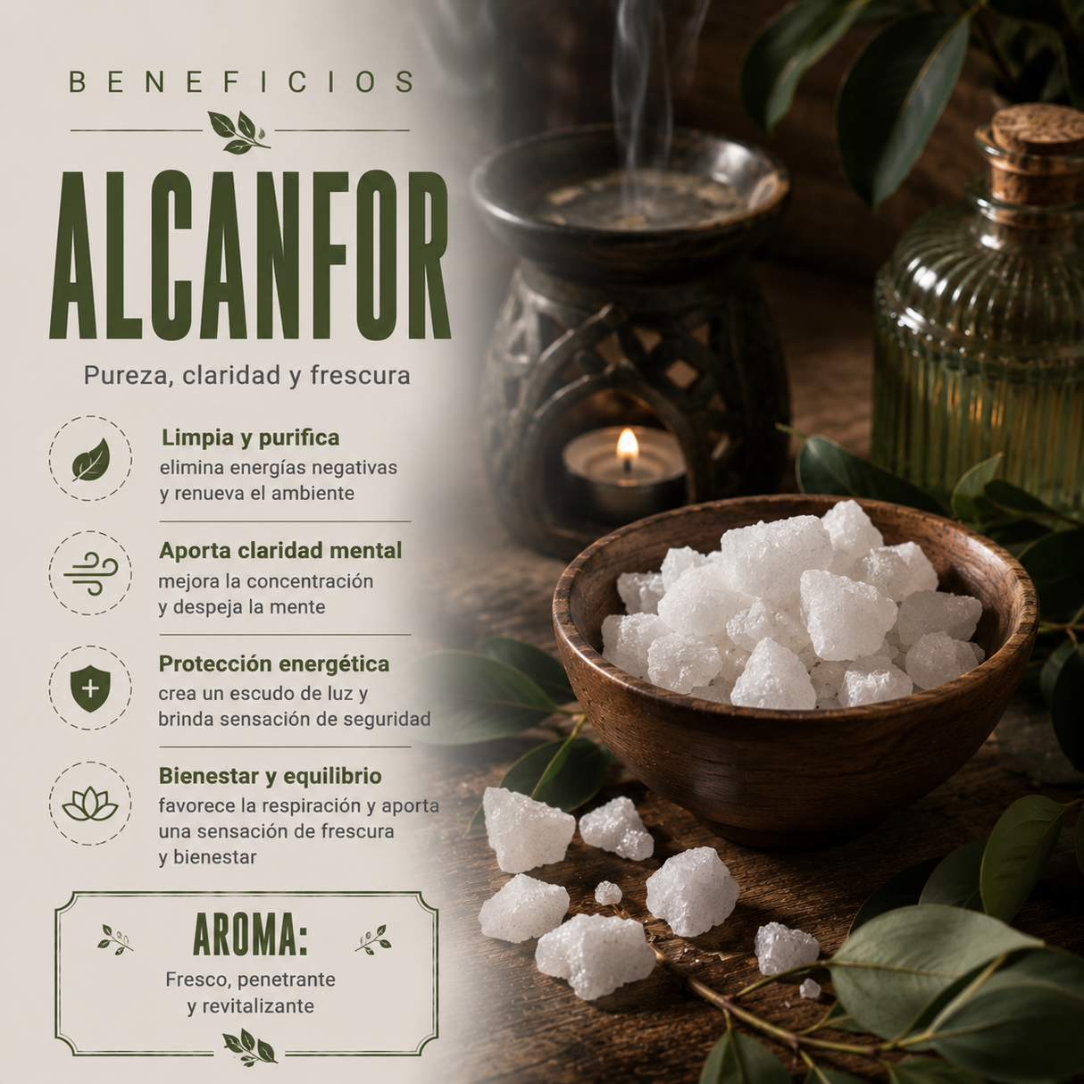 Aceite Aromático Alcanfor