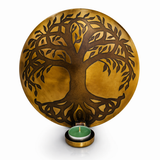 Porta Vela de Pared Árbol de la Vida Gold Pequeño
