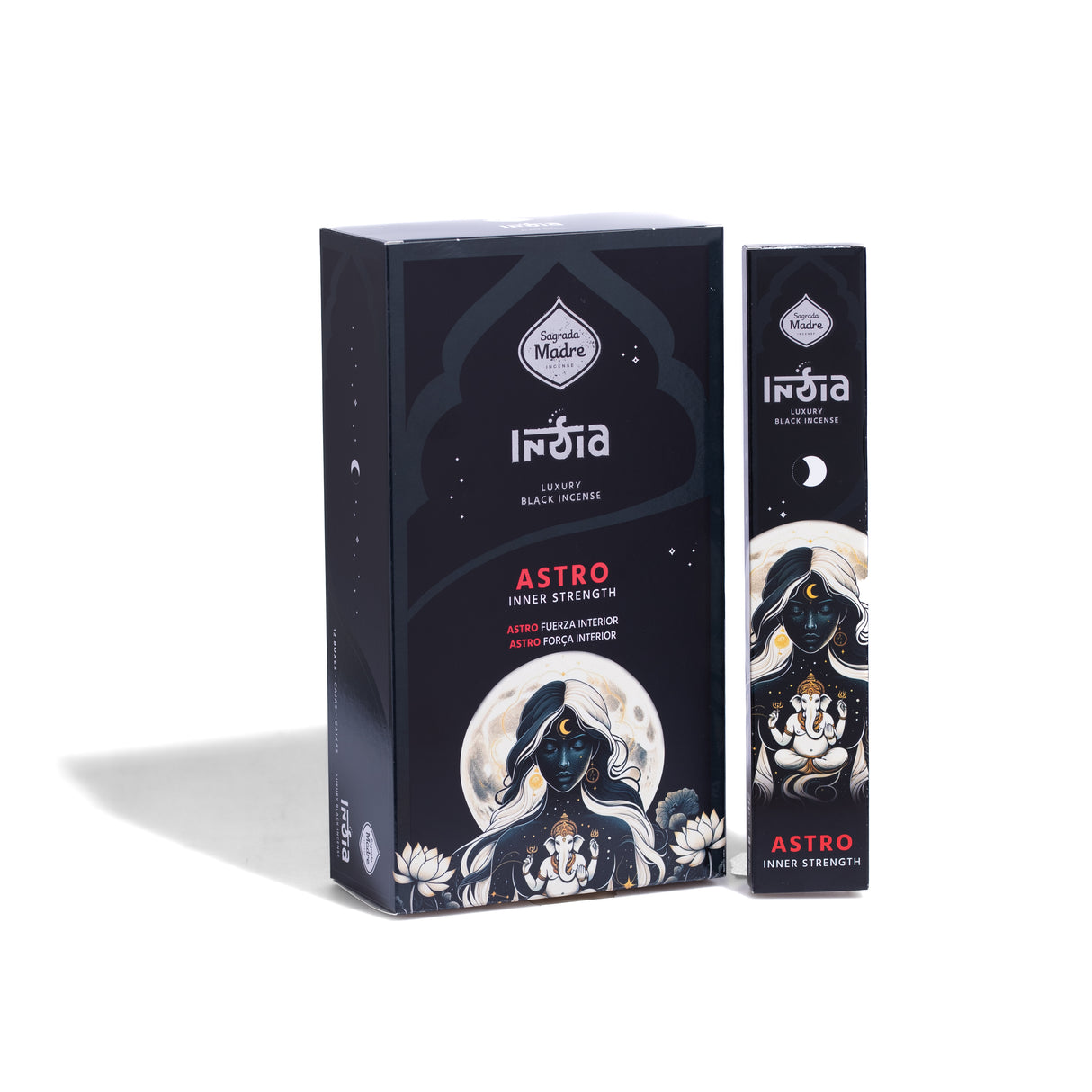 Varilla Sahumerio India Black Astro - Sagrada Madre