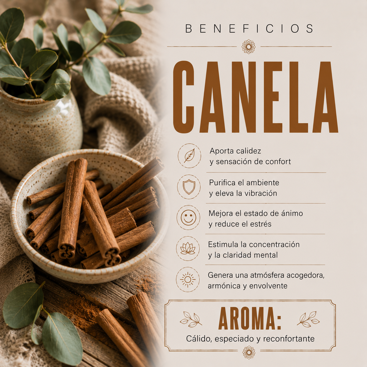 Incienso Orgánico Canela