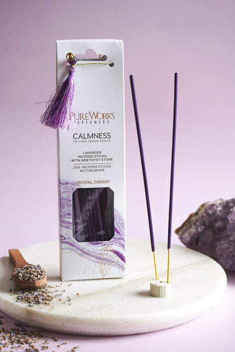 Set incienso Natural Crystal Energy - Calma - Song Of India
