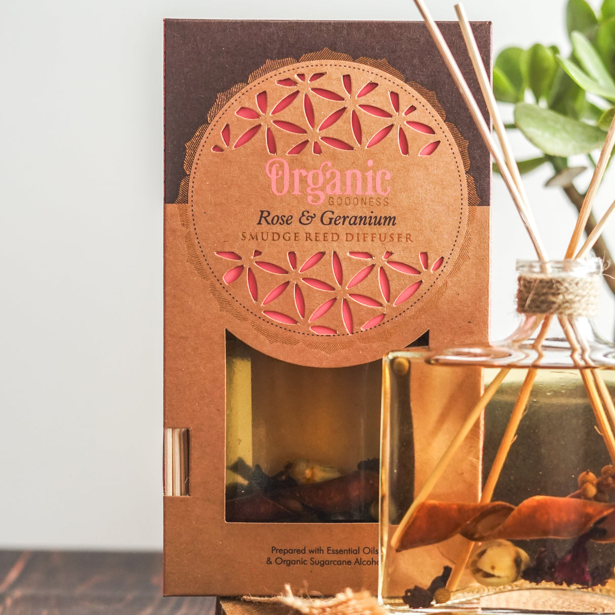 Difusor Mikado Organic Goodness Rosa y Geranio - Song of India