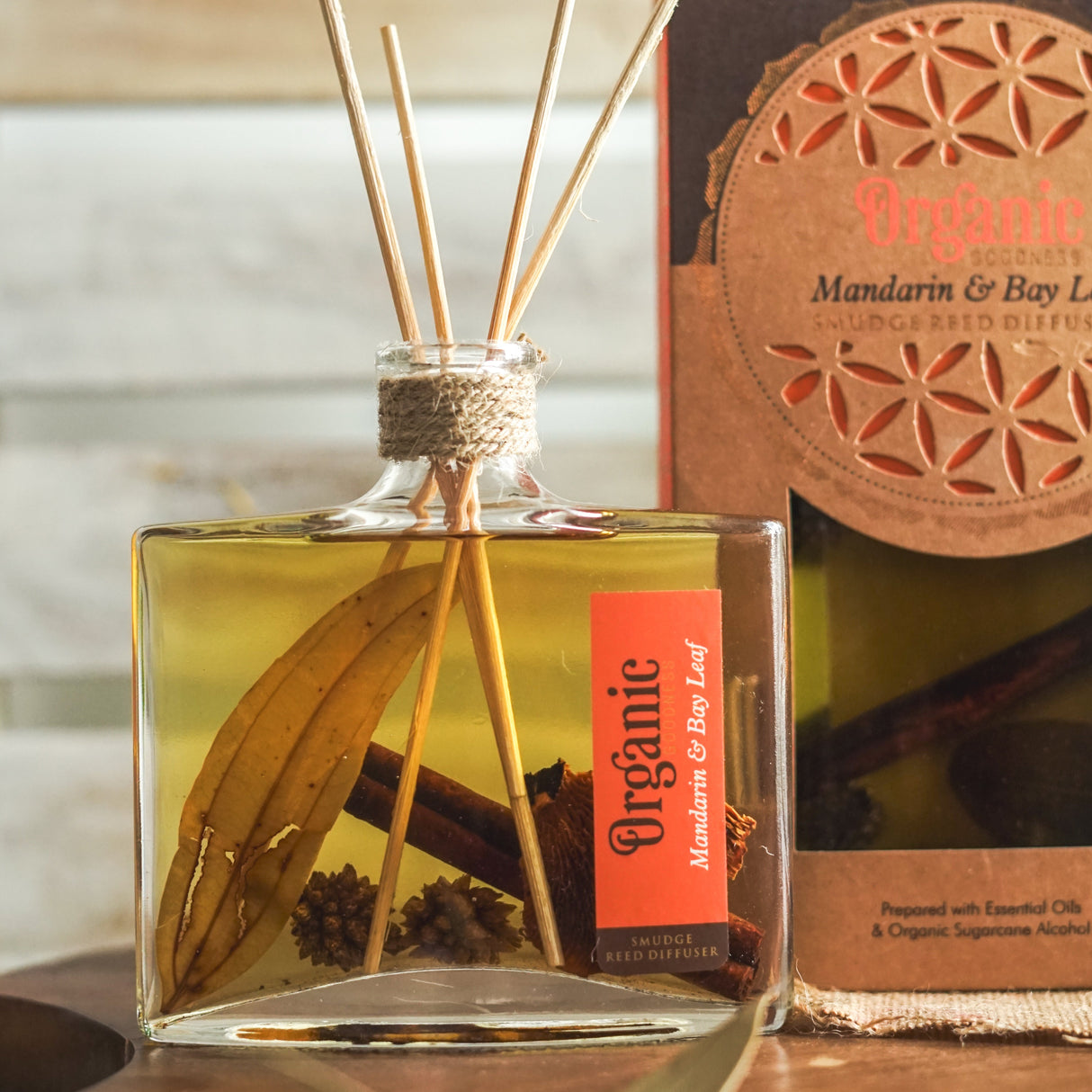 Difusor Mikado Organic Goodness Mandarina y Laurel - Song of India