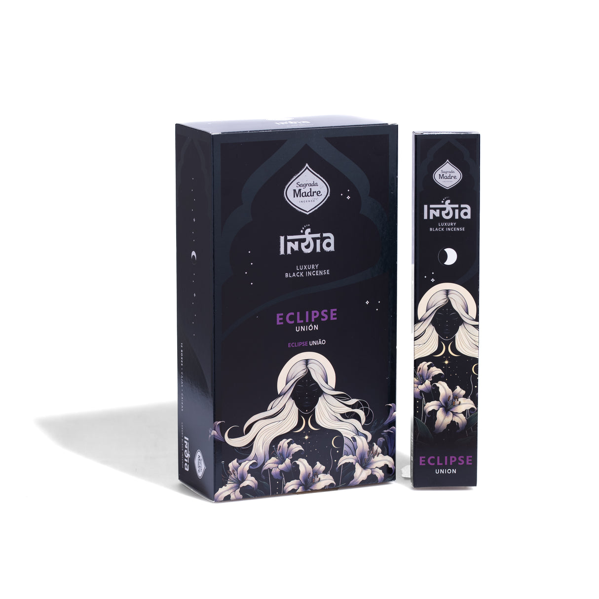 Varilla Sahumerio India Black Eclipse - Sagrada Madre