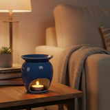 Difusor de Ceramica Flor Azul Design