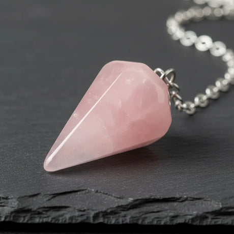 Péndulo Mini Cuarzo Rosa