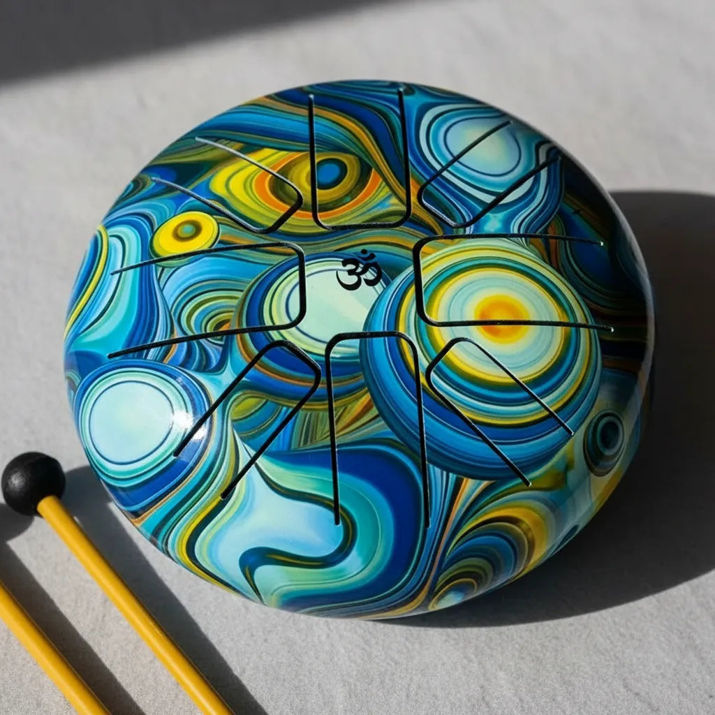 Hand Drum Aura Azul 16 cm