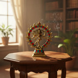 Nataraja Bronce con Piedras 17 cm