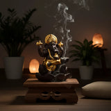 Porta Incienso Cascada Ganesha Amarillo