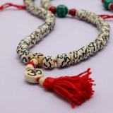 Japa Mala Blanco OM 8 mm