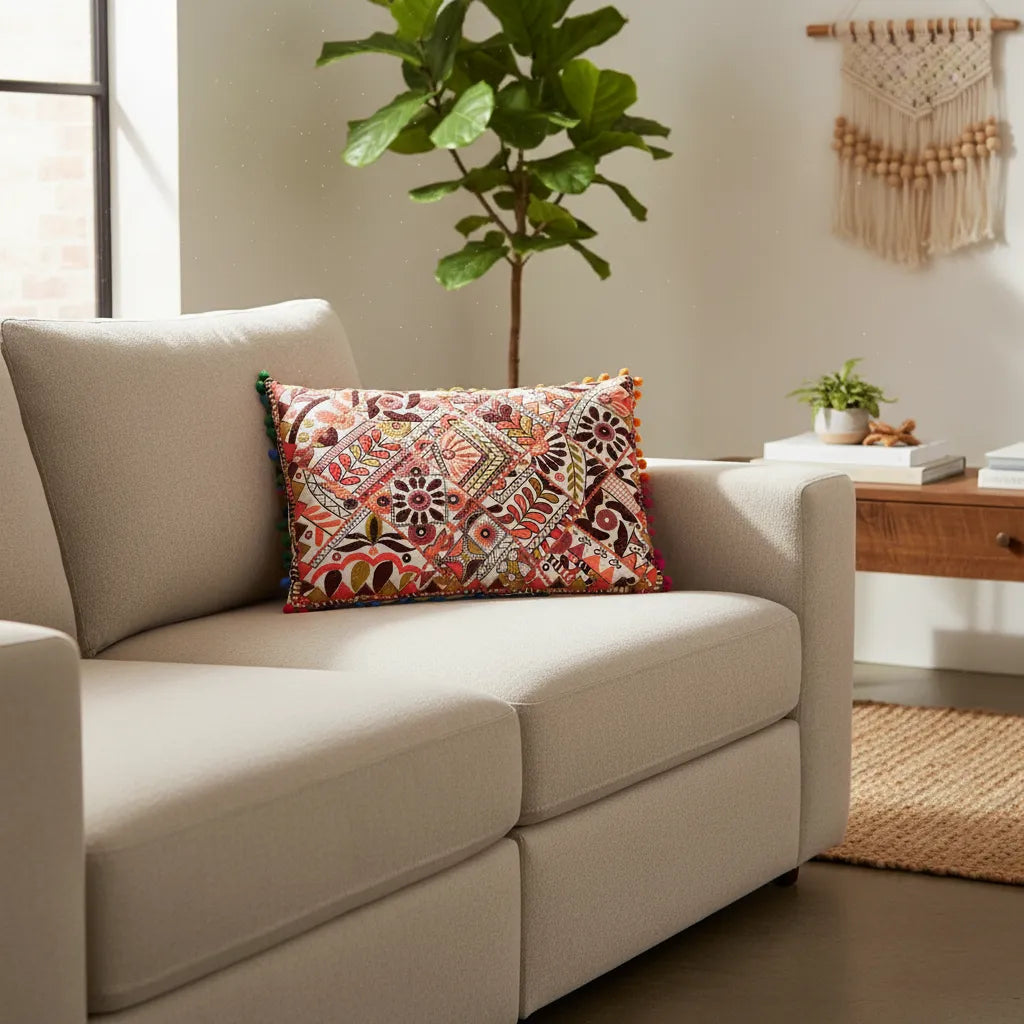 Cojin Decorativo Rosado