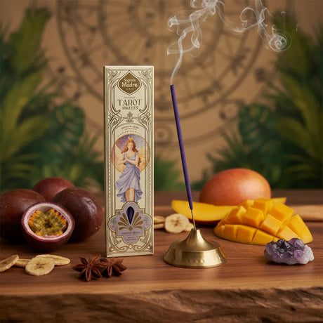 Sahumerio Tarot Ángeles Frutos Tropicales