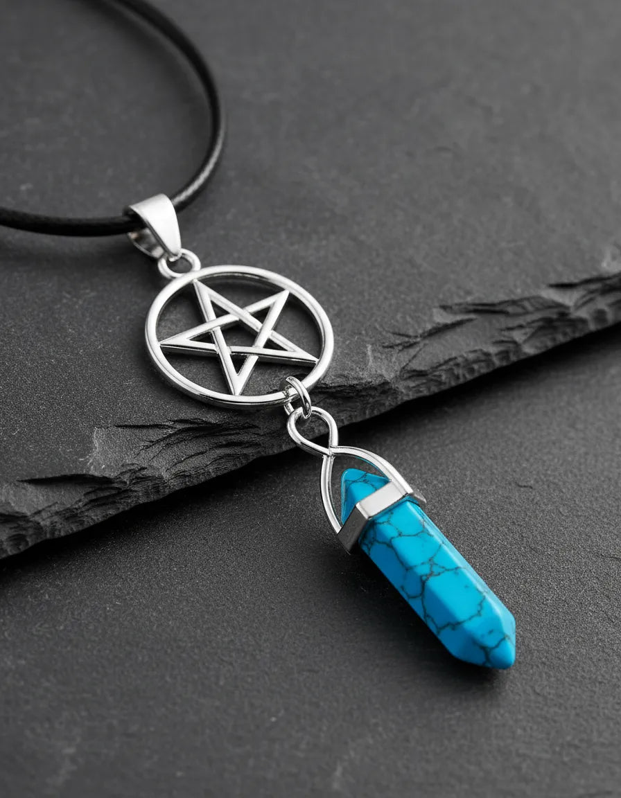 Colgante Estrella de Punta Turquesa