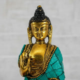 Buda Siddhartha Bronce con Piedras 13 cm