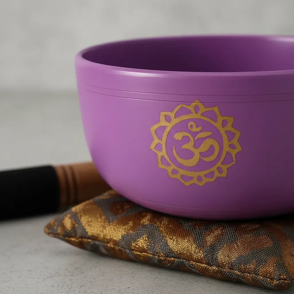 Cuenco Tibetano Morado 14 cm