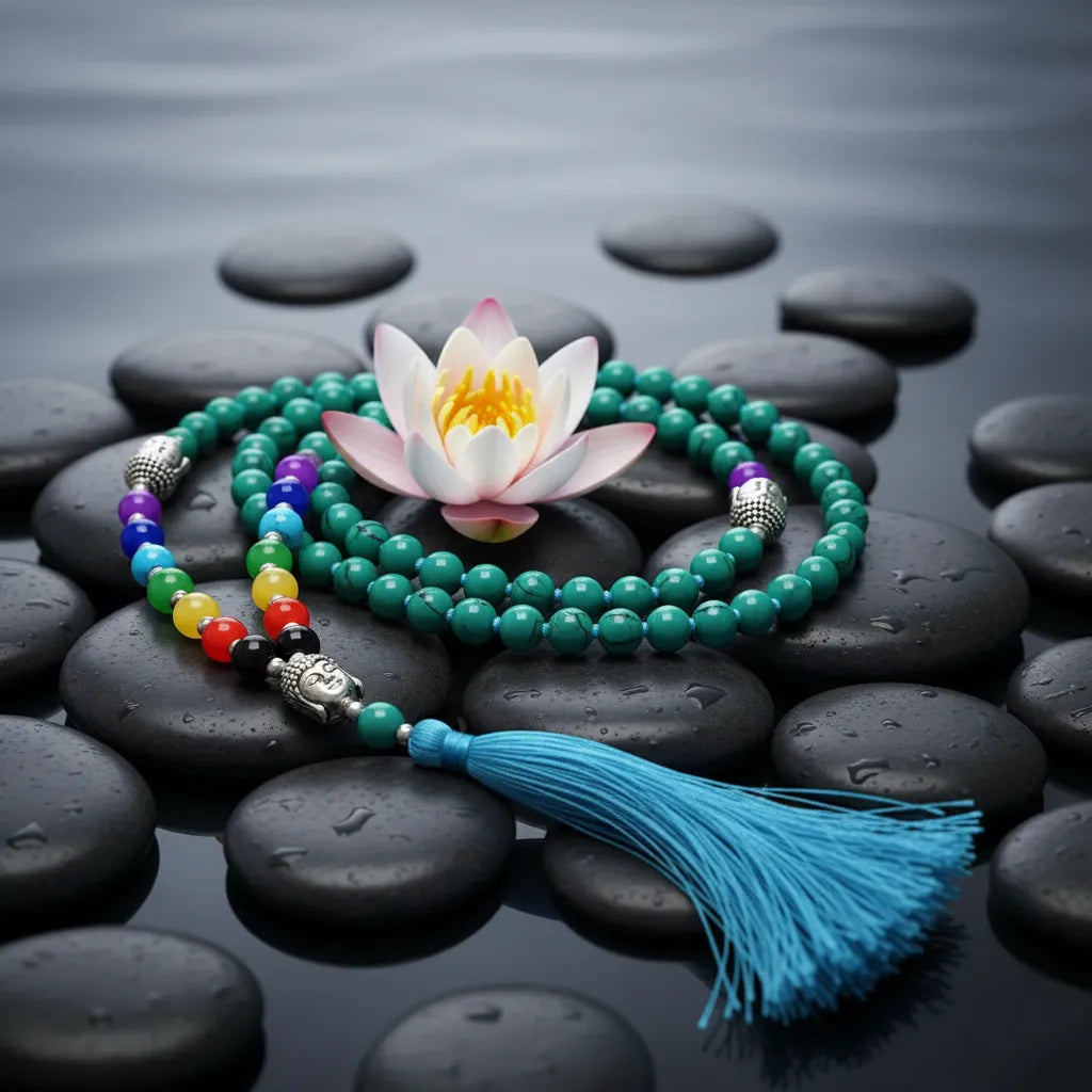 Japa Mala Buda Turquesa 6mm