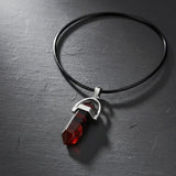 Collar de Punta Jaspe Rojo