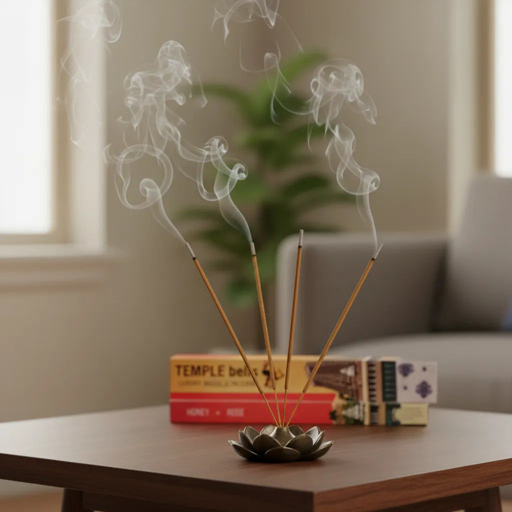 Incienso Temple Bells Rosa y Miel