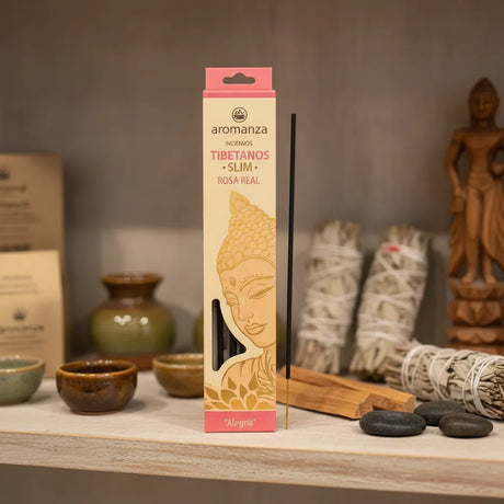 Sahumerio Slim Tibetano Rosa Real