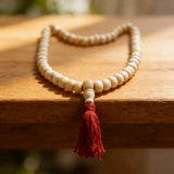 Japa Mala Clásico Blanco 8mm